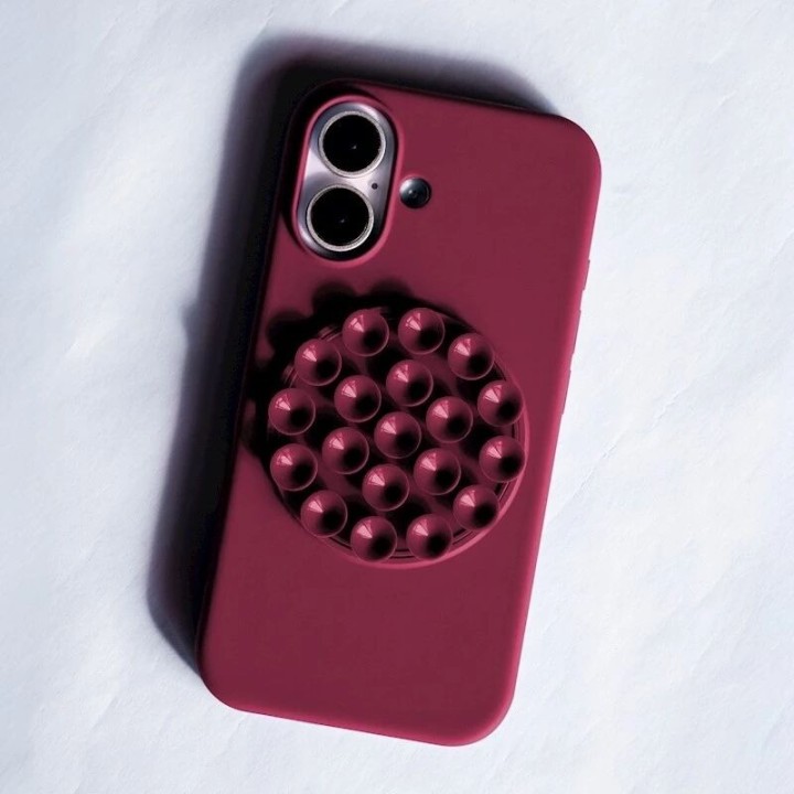 Coque STICK GRIP iPhone 17 Air bordeaux