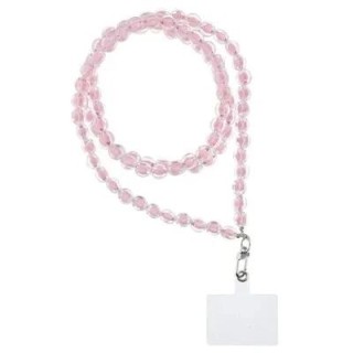 Cordon universel en nylon tressé 120 cm (boucle poignet 60 cm) rose