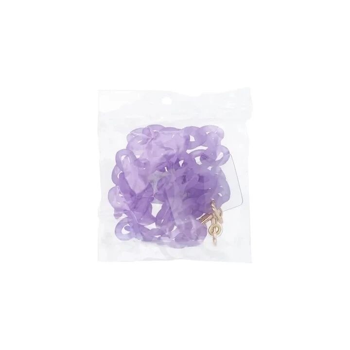 Cordon universel avec chaine plastique 80 cm (boucle poignet 40 cm) violet