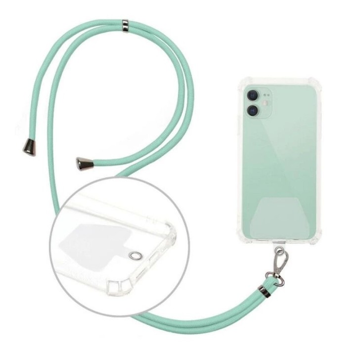 Cordon universel en nylon 150 cm menthe