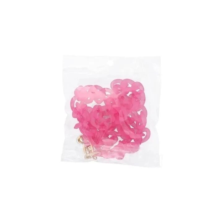 Cordon universel avec chaine plastique 80 cm (boucle poignet 40 cm) rose