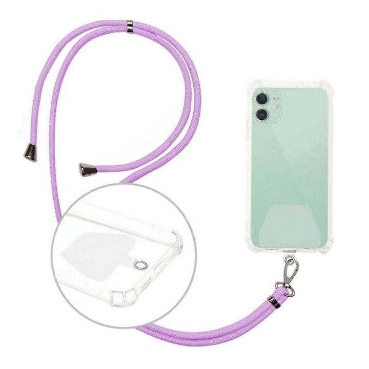 Cordon universel en nylon 150 cm violet