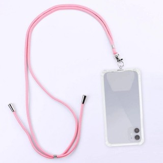 Cordon universel en nylon 150 cm rose