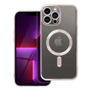 Coque CRYSTAL EDGE MAG iPhone 13 Pro Max rose-or