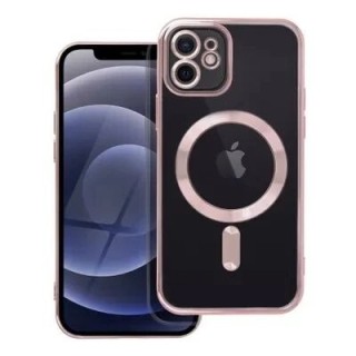 Coque CRYSTAL EDGE MAG iPhone 12 - iPhone 12 Pro rose-or