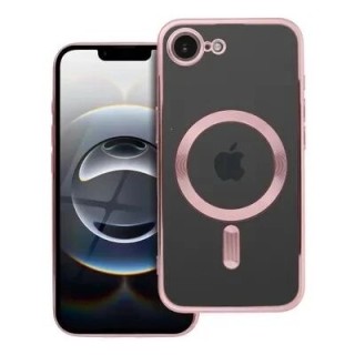 Coque CRYSTAL EDGE MAG iPhone 17e - iPhone 16e rose-or