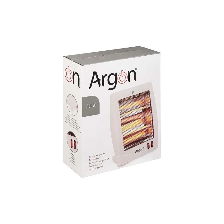 Chauffage d'Appoint Quartz Argon Blanc 400 800 W (6 Unités)