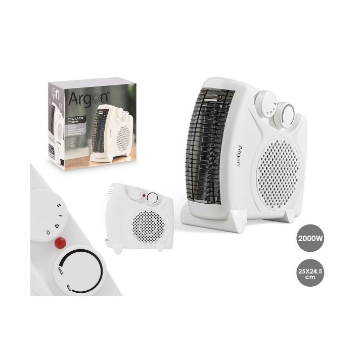 Chauffage Vertical Argon W HF1714 Blanc 2000 W