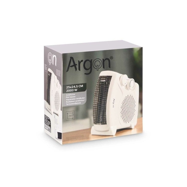 Chauffage Vertical Argon W HF1714 Blanc 2000 W