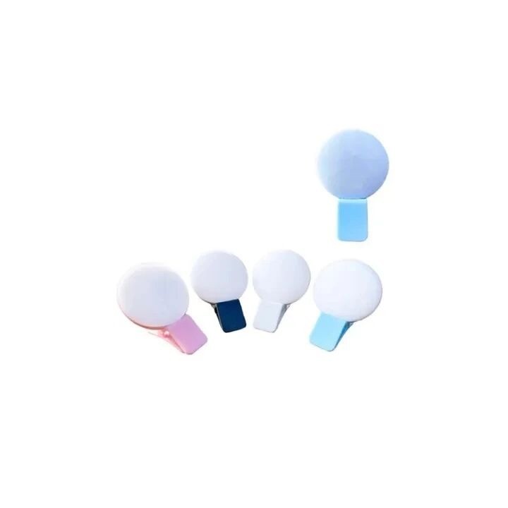 Anneau lumineux LED pour selfies avec téléphone MINI Q blanc