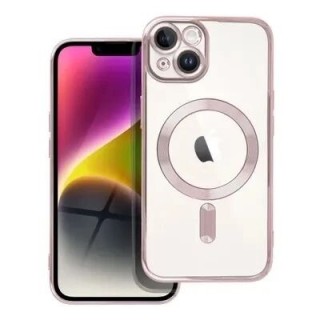 Coque CRYSTAL EDGE MAG iPhone 14 - iPhone 13 rose-or