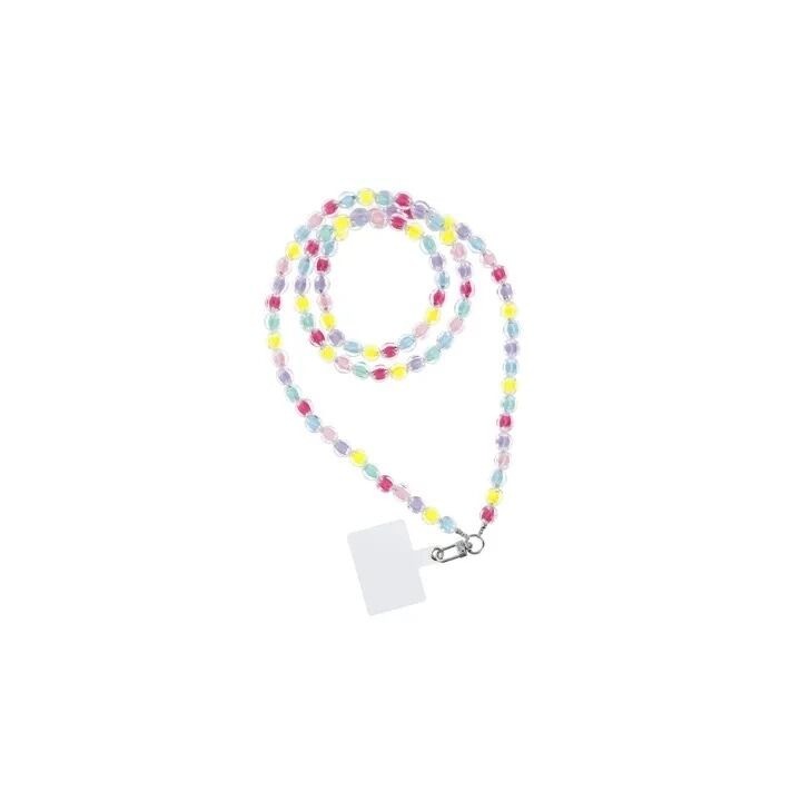 Cordon universel en nylon tressé 120 cm (boucle poignet 60 cm) multicolor