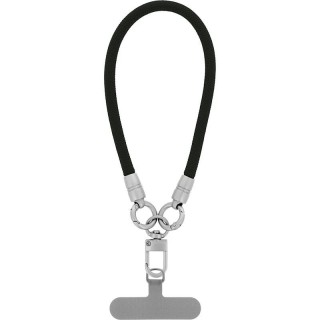 Cordon universel en corde tressée polyester noir