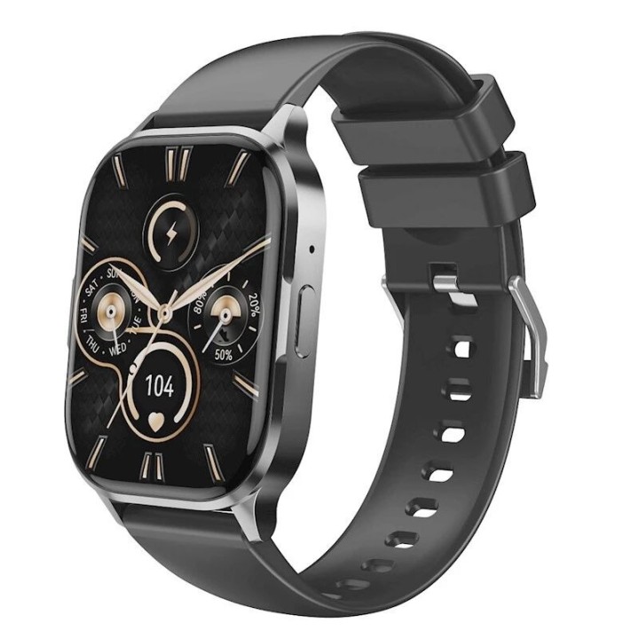 Montre connectée avec écran AMOLED et fonctions sport XO J10 noire