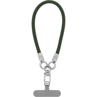 Cordon universel en corde tressée polyester 30 cm vert