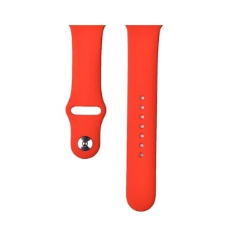 Bracelet Deluxe Sport en silicone pour Apple Watch 42 mm/41 mm/40 mm/38 mm DEVIA rouge