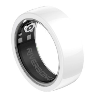 Bague connectée Riversong Trinity avec suivi santé taille 8 (diamètre intérieur 18 mm) SR01 blanc