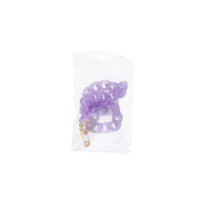 Cordon universel avec chaine plastique 40 cm (boucle poignet 20 cm) violet