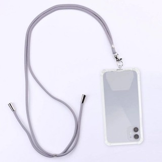 Cordon universel en nylon 150 cm gris