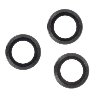 Protection de lentille camera pour Samsung Galaxy S24 Ultra avec cadre noir (lot de 3)