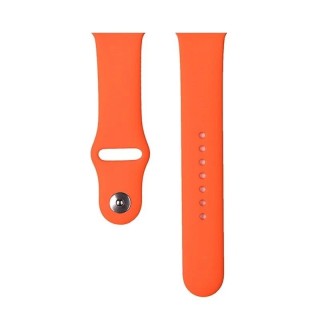 Bracelet Deluxe Sport en silicone pour Apple Watch 42 mm/41 mm/40 mm/38 mm DEVIA orange