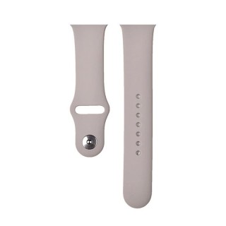 Bracelet Deluxe Sport en silicone pour Apple Watch 42 mm/41 mm/40 mm/38 mm DEVIA gris lavande