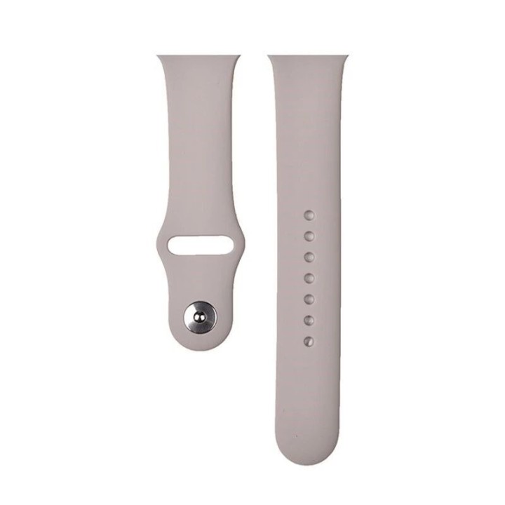 Bracelet Deluxe Sport en silicone pour Apple Watch 42 mm/41 mm/40 mm/38 mm DEVIA gris lavande