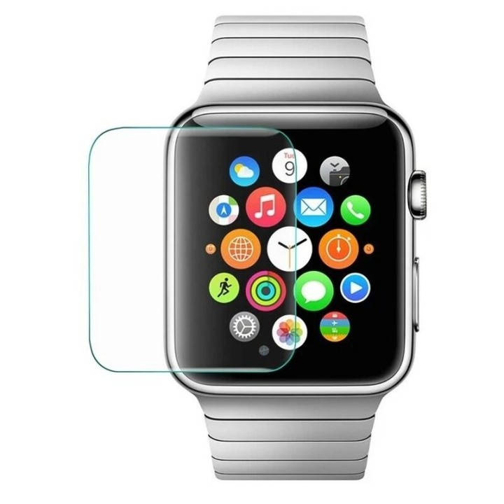 Lot de 3 films verre trempé pour Apple Watch 41 mm avec moule de pose