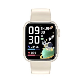 Montre connectée pour enfant Forever avec appels Bluetooth et suivi d'activité iGo Watch 3 JW-500 beige