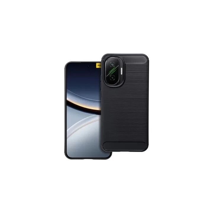 Coque CARBON SHOCK Xiaomi Poco F7 5G noir