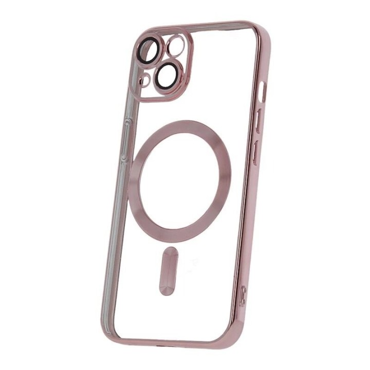 Coque CHROME EDGE MAG Samsung Galaxy S25 (S931) or rose