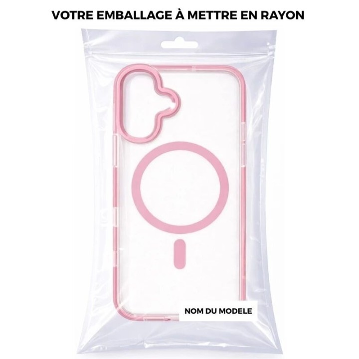 Coque HYBRID FRAME MAG Samsung Galaxy S26 Ultra (S948) rose