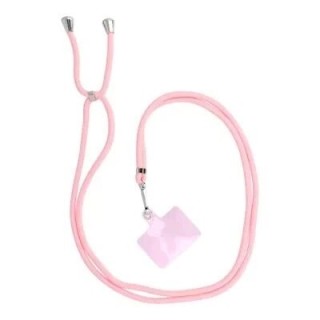 Cordon universel 6mm en nylon 165 cm (boucle poignet 82,5 cm) rose