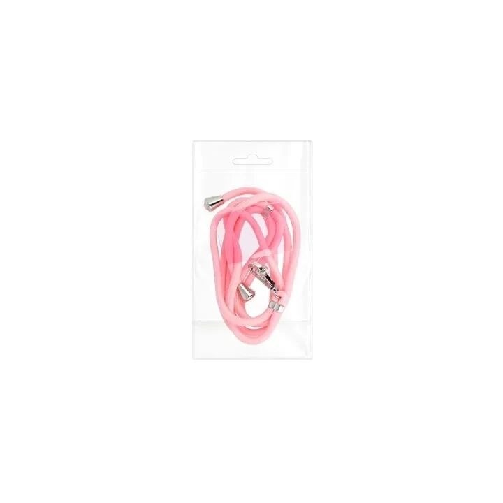 Cordon universel 6mm en nylon 165 cm (boucle poignet 82,5 cm) rose