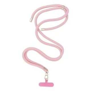 Cordon universel 8mm en nylon 165 cm (boucle poignet 82,5 cm) rose