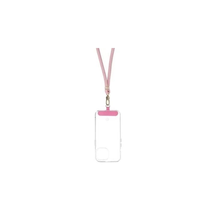 Cordon universel 8mm en nylon 165 cm (boucle poignet 82,5 cm) rose