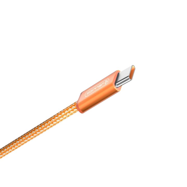 Cable Usb vers Usb-c/Type C (100W) 1.2 mètre JELLICO SX5 orange