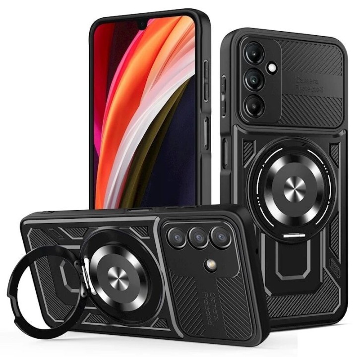 Coque ARMOR RING 360° MAG Samsung Galaxy S26 Plus (S946) noir