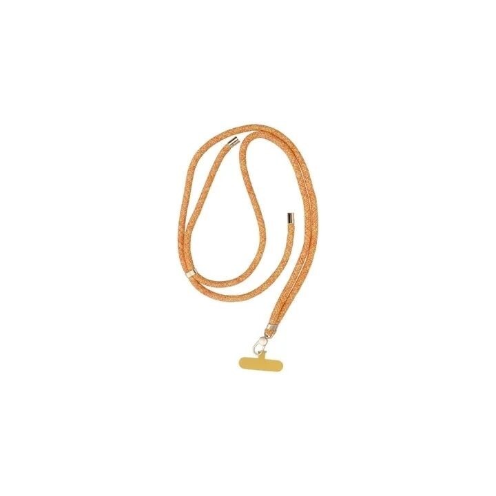 Cordon universel 8mm en nylon 165 cm (boucle poignet 82,5 cm) orange