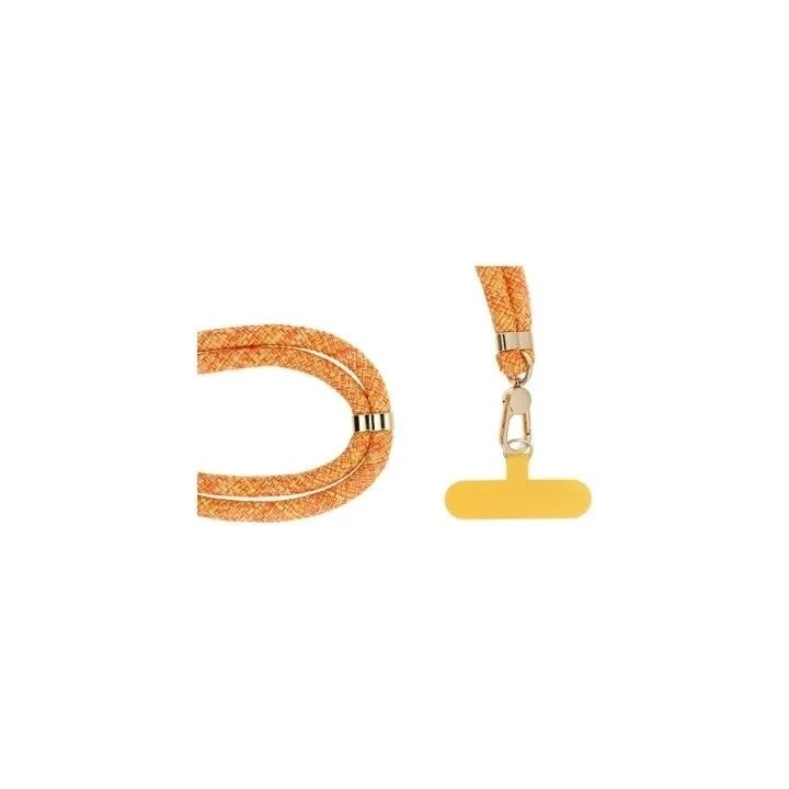 Cordon universel 8mm en nylon 165 cm (boucle poignet 82,5 cm) orange