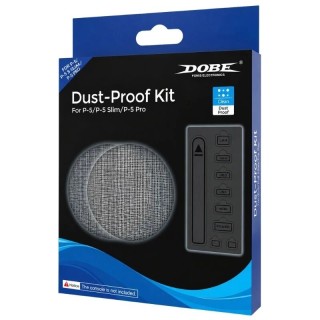 Kit de protection anti-poussière pour PlayStation 5 / PS5 / PlayStation 5 Slim / PS5 Slim / PlayStation 5 Pro / PS5 Pro DOBE TP5