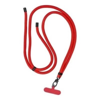 Cordon universel 8mm en nylon 165 cm (boucle poignet 82,5 cm) rouge