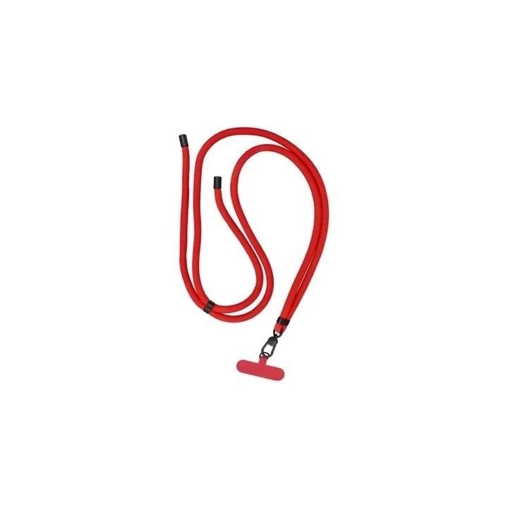 Cordon universel 8mm en nylon 165 cm (boucle poignet 82,5 cm) rouge