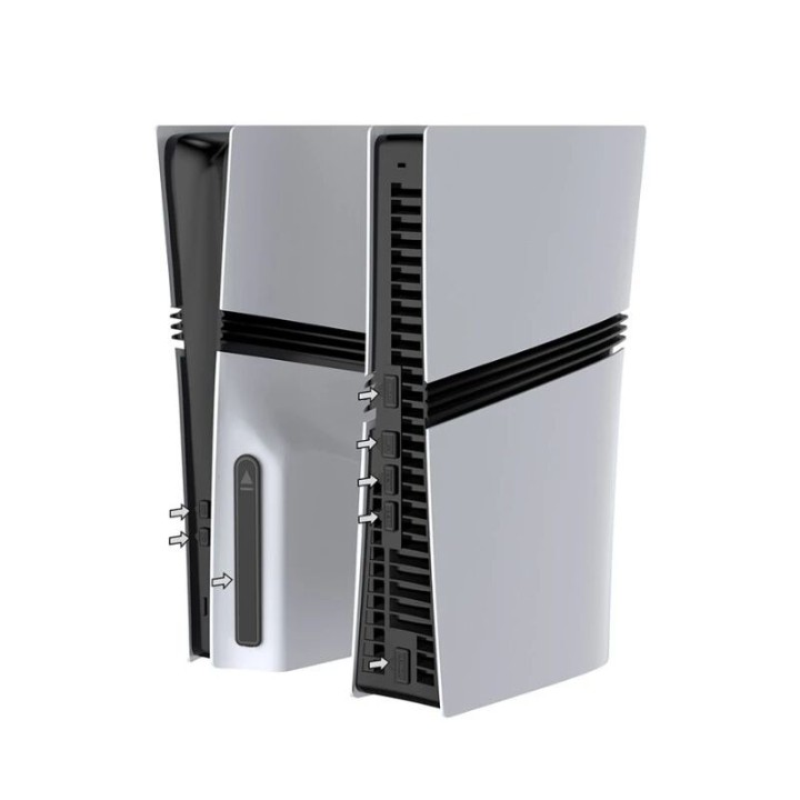 Kit de protection anti-poussière pour PlayStation 5 / PS5 / PlayStation 5 Slim / PS5 Slim / PlayStation 5 Pro / PS5 Pro DOBE TP5