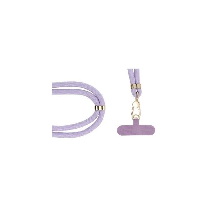 Cordon universel 8mm en nylon 165 cm (boucle poignet 82,5 cm) violet