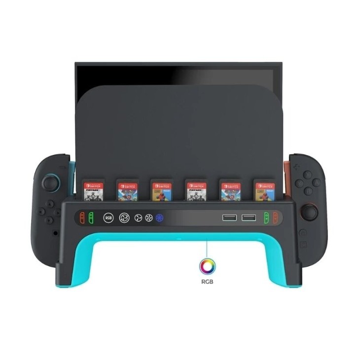 Station de Rangement Multifonction pour Nintendo Switch / Switch 2 DOBE TNS-51100 noir
