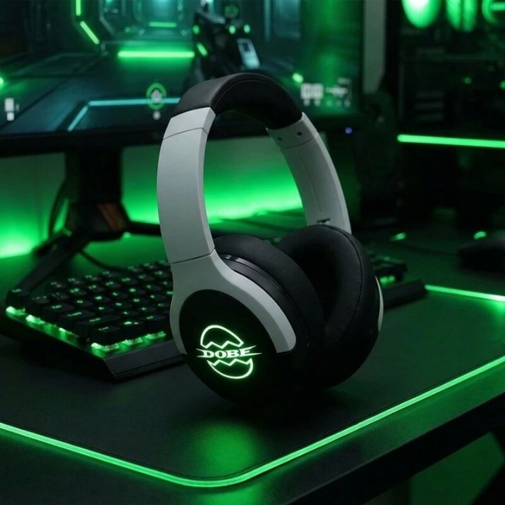 Casque bluetooth audio gaming avec microphone DOBE TP5-5515 blanc