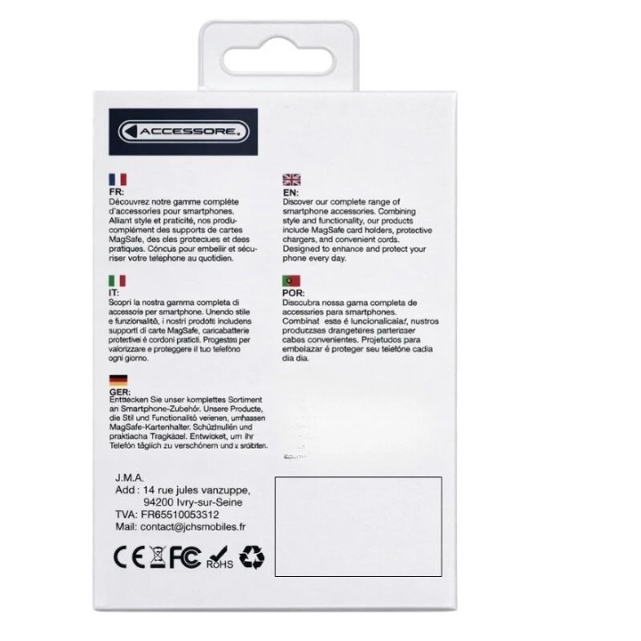 Packaging pour porte carte magnétique