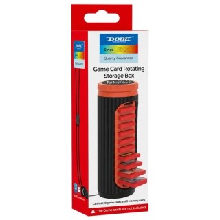 Boîtier de Rangement Rotatif pour Cartouches Nintendo Switch / Switch 2 DOBE TNS-51102 noir