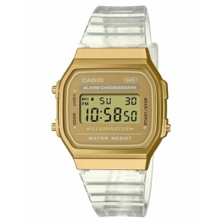 Montre Unisexe Casio VINTAGE COLLECTION   TRANSPARENT BAND   GOLD